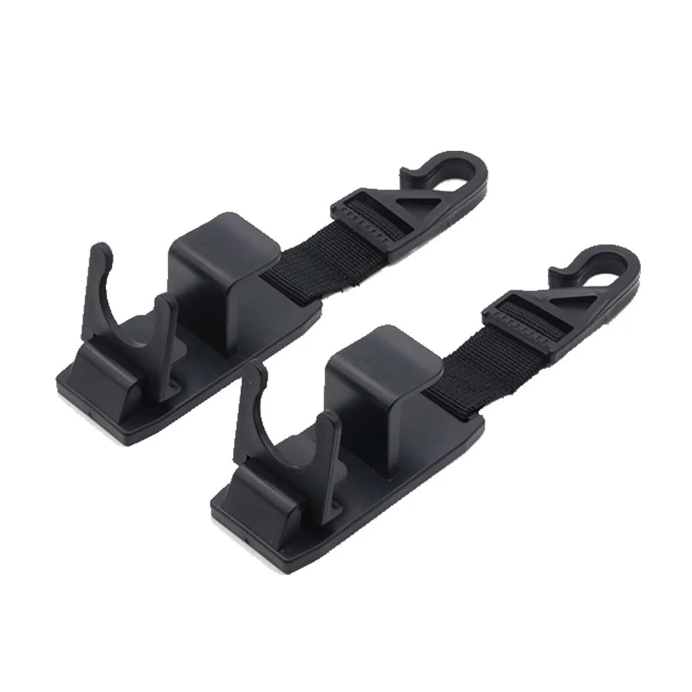 2Pcs/Set Universal Car Headrest Hooks Auto Back Seat Hanger Easy Installation Storage Bottle Holder - 3