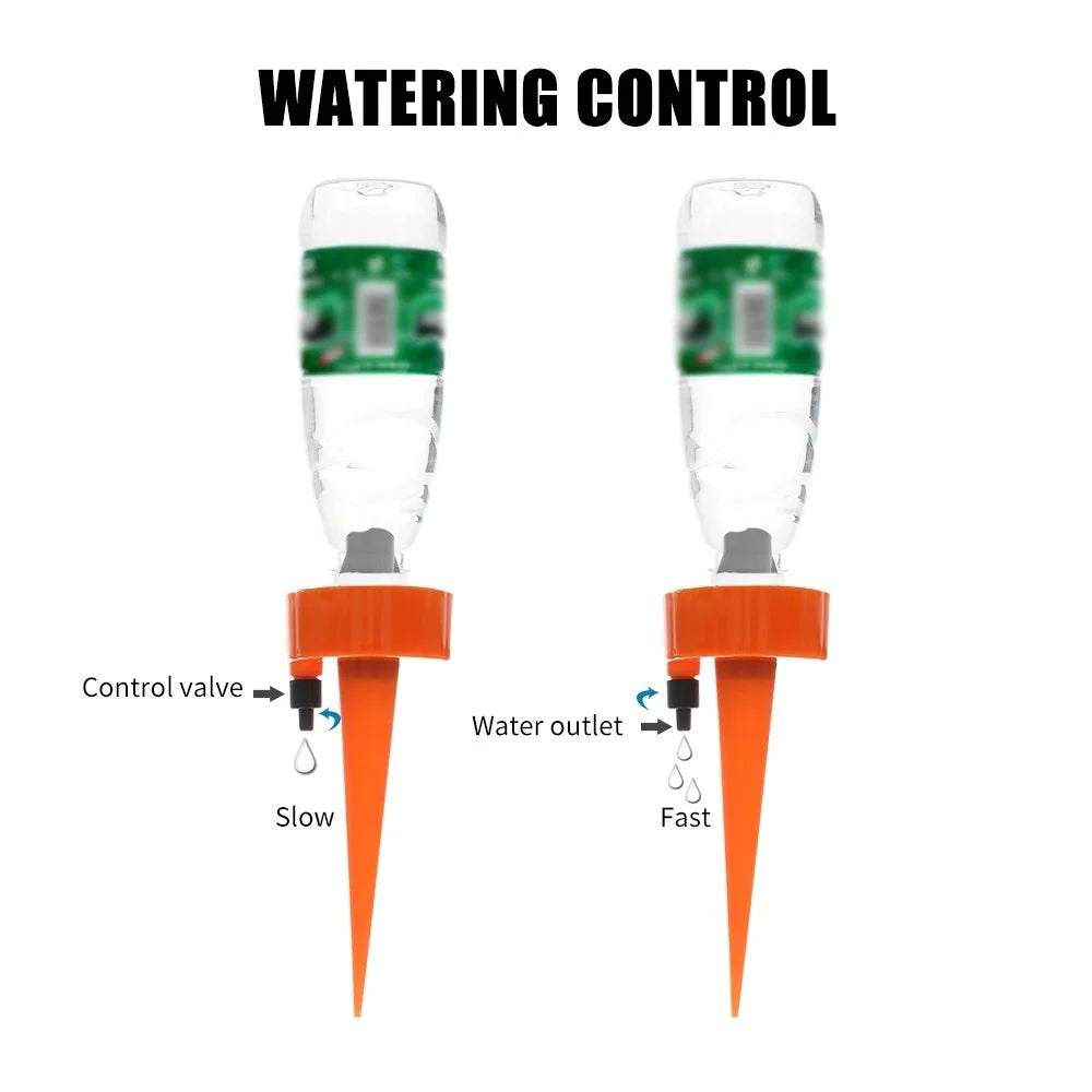 Automatic Plant Waterer Potted Flower Self Watering Devices Slow Release Bottle Irrigation Stake for Outdoor Indoor Plants - 6Pcs - 3