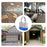 4-Digit Bottom Resettable Combination Padlock Anti-Theft Security Padlock for School Gym Storage Gate Cabinet - 4