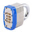 4-Digit Bottom Resettable Combination Padlock Anti-Theft Security Padlock for School Gym Storage Gate Cabinet - 6