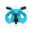 360° Rotating Automatic Lawn Watering Garden Sprinkler 3-Arm Sprayers Adjustable Irrigation System - 2