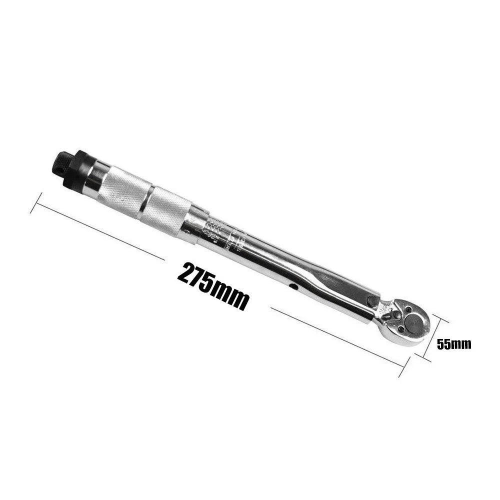 1/4-Inch DR 5-25Nm Drive Click Torque Wrench High Precision Adjustable Bike Torque Wrenches Car Repairing Tool Calibrated with Storage Case - 3