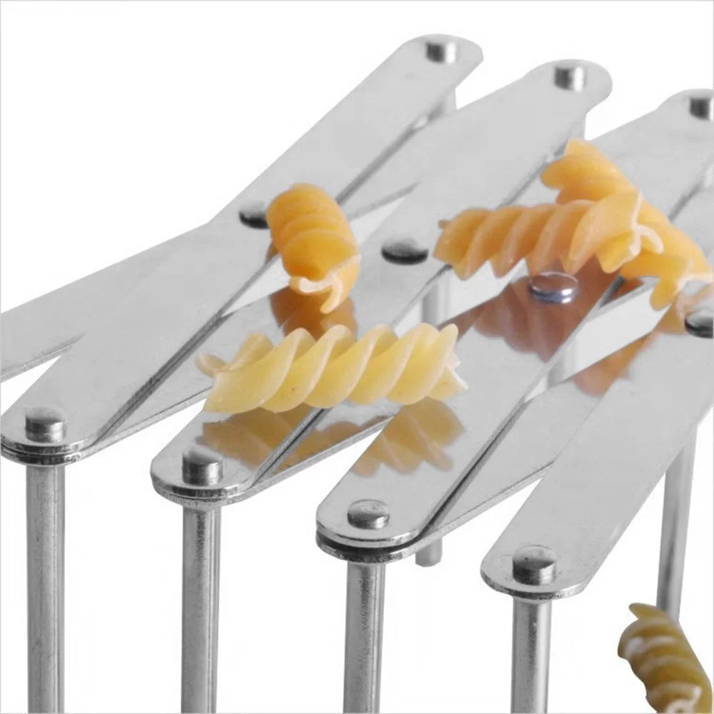 Kitchen Utensil Organizer Stainless Steel Pot Lid Plate Holder Rack Expandable 4 Sectional Adjustable with Sucker Hooks - 6