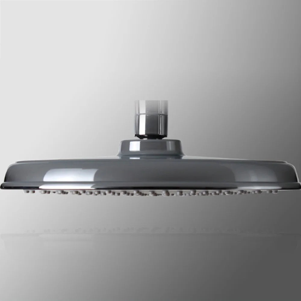 9-inch Round Rain Shower Head with Angle Adjustable Shower Head - 2