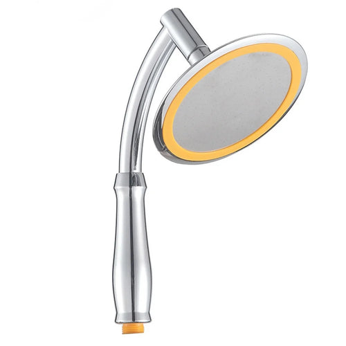 6-inch Rain 360°Rotatable Adjustable Bathroom Rain Spray  Bath Handheld Shower Head - 1