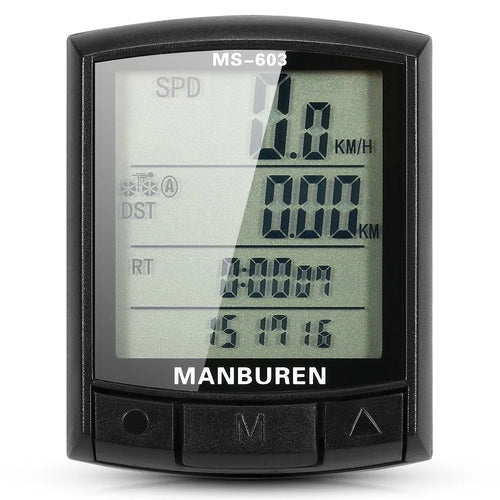 Accurate Bike Computer Bike Speedmeter Odometer MTB Road Bike Computer Stopwatch - Wireless - 1