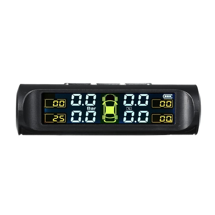 Solar TPMS Wireless Car Tire Pressure  Monitoring System with 4 External Sensors - 3