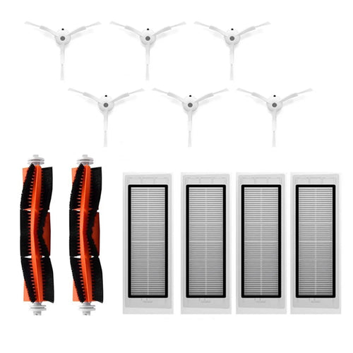Accessories for XIAOMI Roborock 6Pcs Side Brush 4Pcs Filter 2Pcs Main Brush Suitable for Vacuum Cleaner Roborock S50 - 1