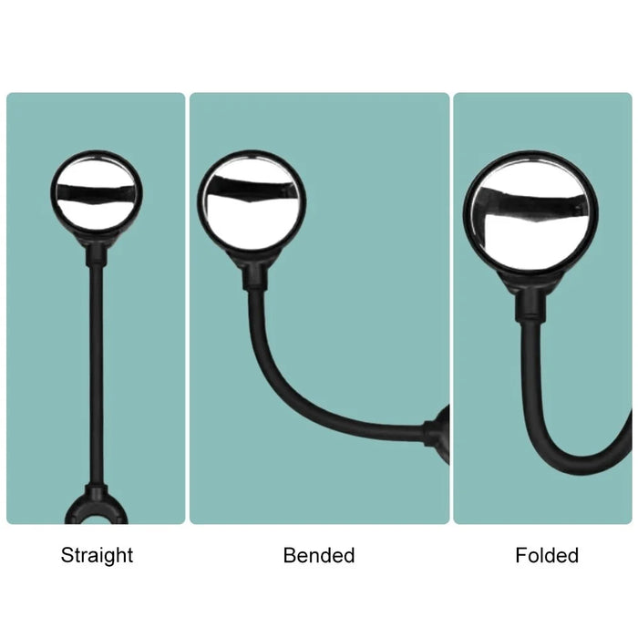 Handlebar Bike Cycling Mirror Adjustable Rotatable Bicycle Rear View Mirror - 6