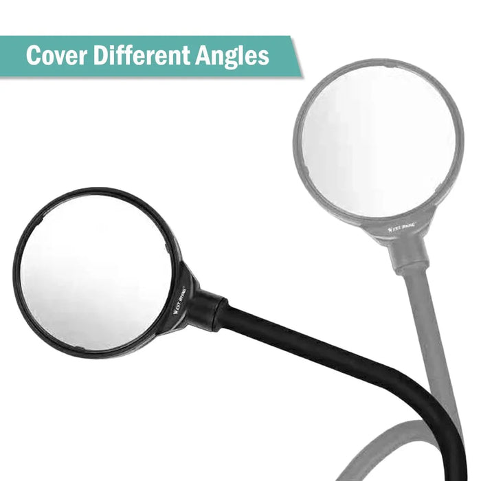 Handlebar Bike Cycling Mirror Adjustable Rotatable Bicycle Rear View Mirror - 7
