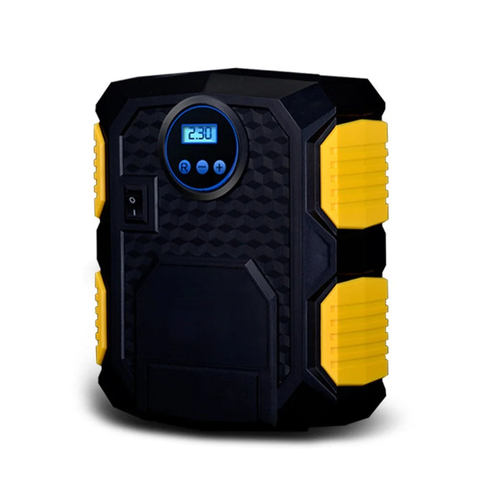 Portable Air Compressor Digital Display Car Tire Inflator Electric Auto Pump with Lightning Function - 1