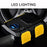 Portable Air Compressor Digital Display Car Tire Inflator Electric Auto Pump with Lightning Function - 2