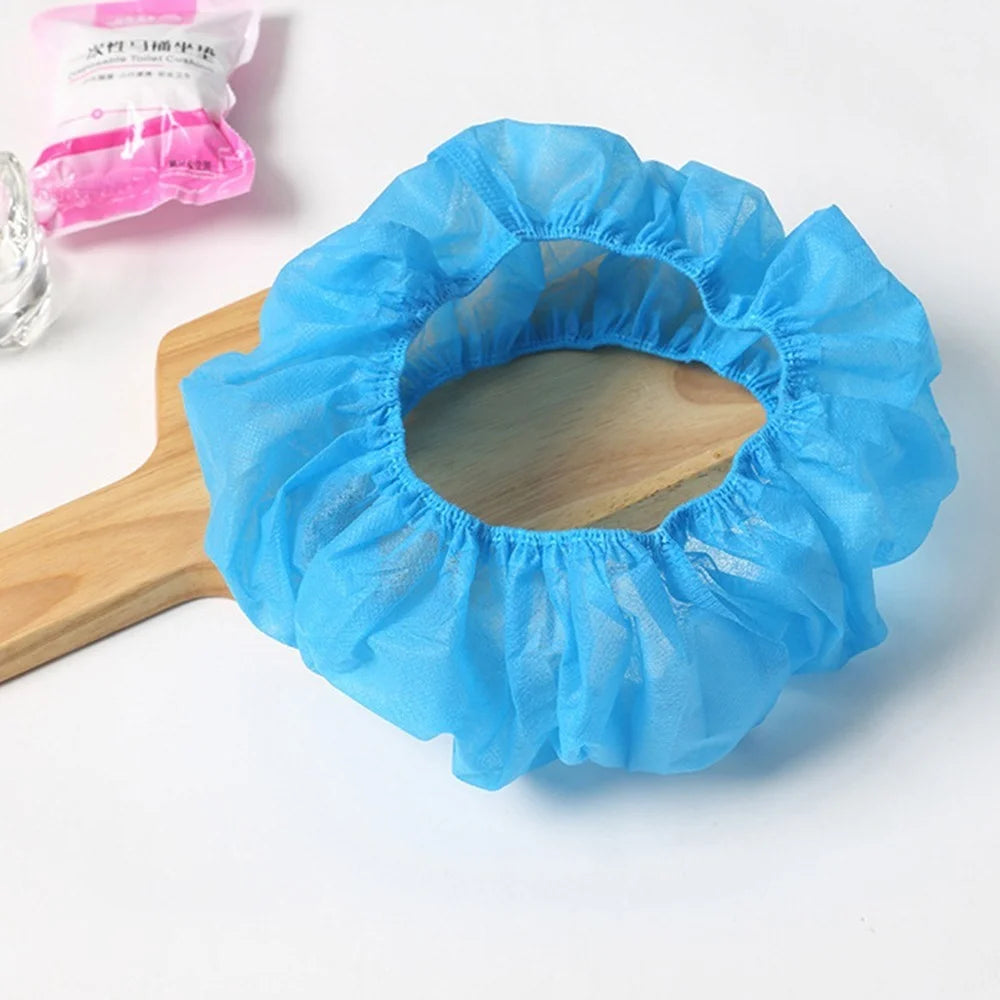 50pcs Disposable Toilet Covers Cushions Seat Cover Non-woven Business Travel waterproof Toilet Pad Prevention of Bacterial Infection - 50PCS - 3