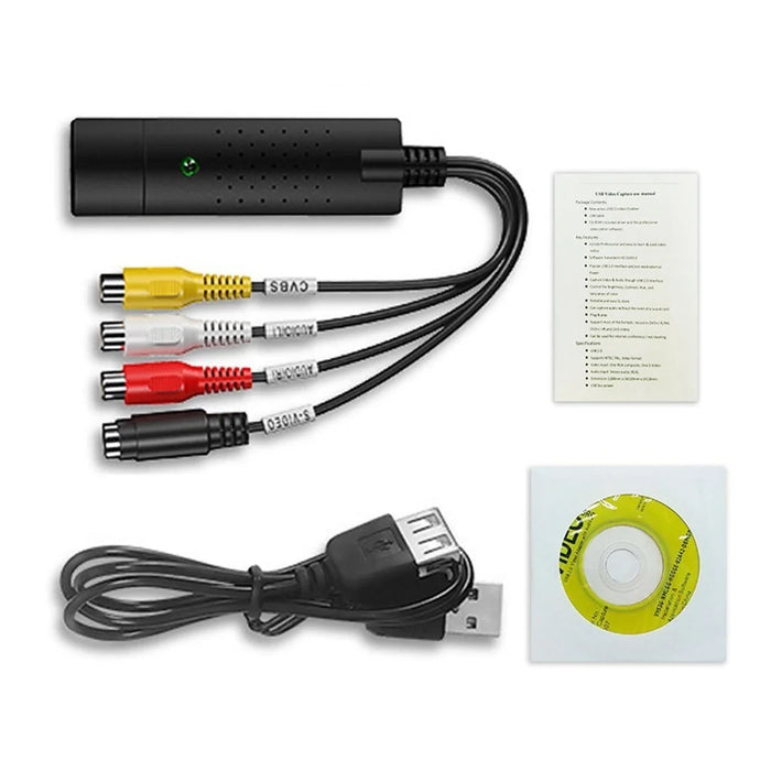 VHS to Digital Converter VHS VCR TV to Digital Converter Support Win 7/8/10 - 1