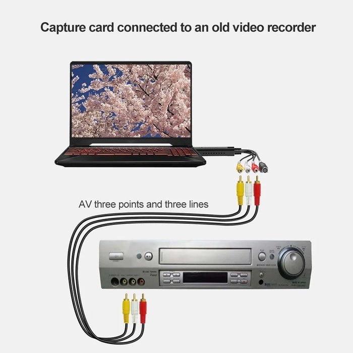 VHS to Digital Converter VHS VCR TV to Digital Converter Support Win 7/8/10 - 5