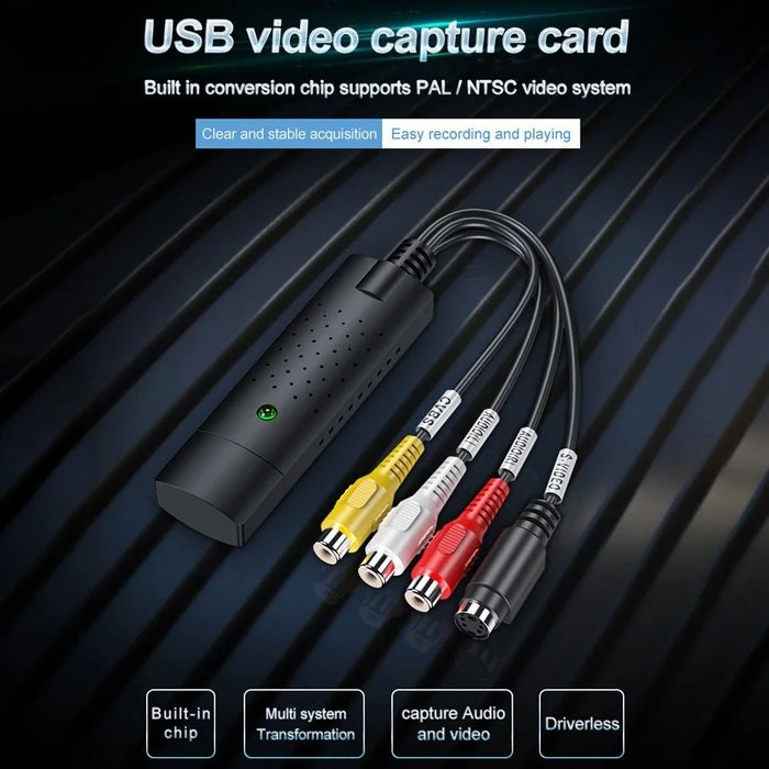 VHS to Digital Converter VHS VCR TV to Digital Converter Support Win 7/8/10 - 7