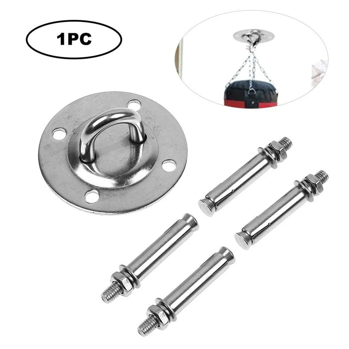 Hammock Sandbag Hanging Kit Anchor Point U-Shaped Hook Stainless Multi-Purpose Heavy Duty Fixed Disc for Swing - 1