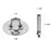 Hammock Sandbag Hanging Kit Anchor Point U-Shaped Hook Stainless Multi-Purpose Heavy Duty Fixed Disc for Swing - 2