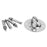 Hammock Sandbag Hanging Kit Anchor Point U-Shaped Hook Stainless Multi-Purpose Heavy Duty Fixed Disc for Swing - 5