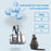 DODOPET Pet Carrier Portable Pet Cat Dog Pet Foldable Bag Up to 6KG for Travel Hiking Walking - Size: L - 7
