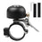 Handlebar Bicycle Bell Bike Mountain Bikes Scooter Horn Ring Bicycle Accessories - Black - 2