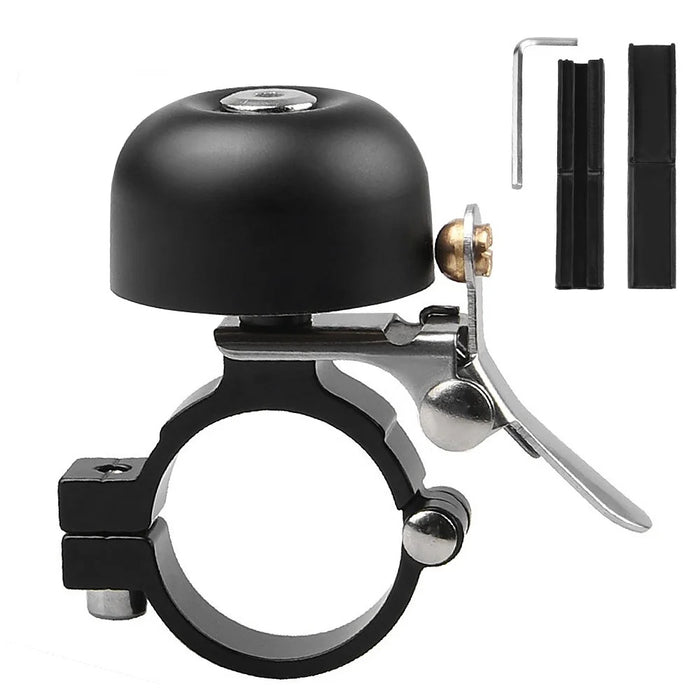 Handlebar Bicycle Bell Bike Mountain Bikes Scooter Horn Ring Bicycle Accessories - Black - 2