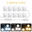3 Lighting Modes Vanity LEDs Mirror Lights Kit with 10 Bulbs Adjustable 10 Brightness USB Mirror String Light for Makeup Dressing Table - 3