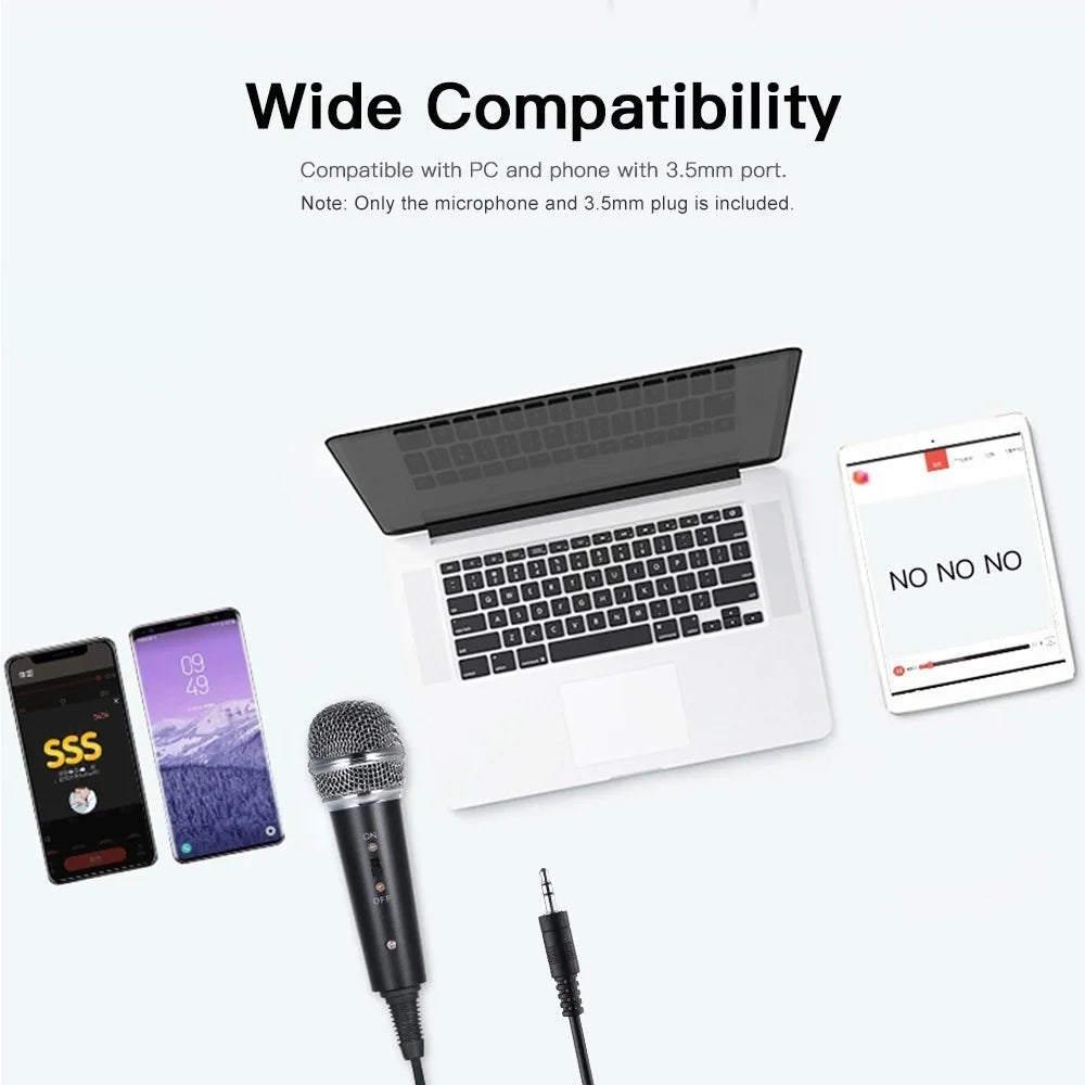 Video Microphone Kit with Mic Tripod Shock Mount Pop Filter Windshield Adapter Cable 3.5mm Plug - 5
