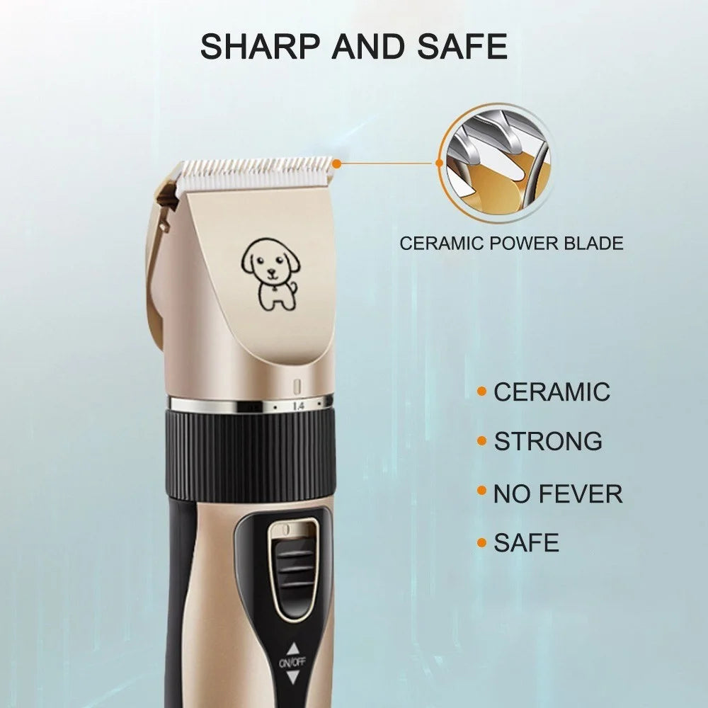 Pet Grooming Hair Clipper USB Rechargeable Shavers Hair Cutter Dog Cat Rabbit Hair Trimmer Cutter Baby Hair Clipper - Style B - 2