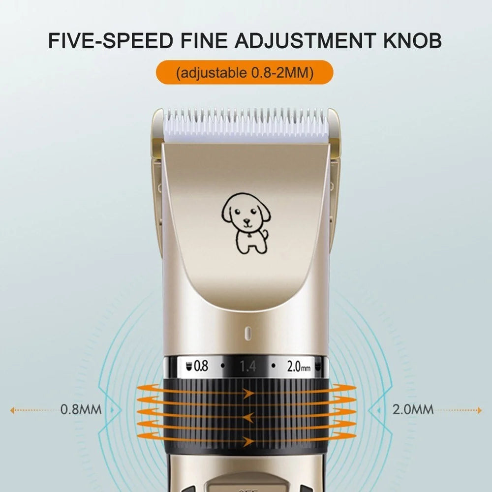 Pet Grooming Hair Clipper USB Rechargeable Shavers Hair Cutter Dog Cat Rabbit Hair Trimmer Cutter Baby Hair Clipper - Style B - 3
