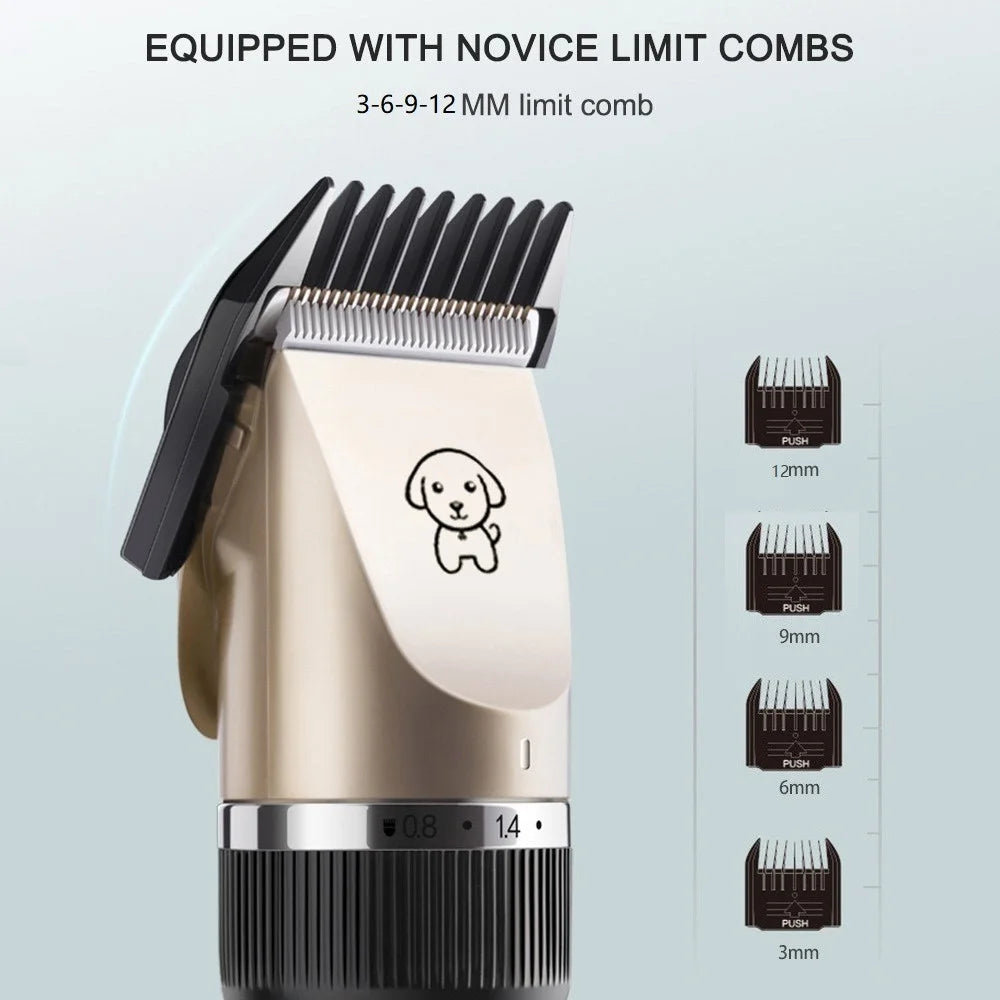 Pet Grooming Hair Clipper USB Rechargeable Shavers Hair Cutter Dog Cat Rabbit Hair Trimmer Cutter Baby Hair Clipper - Style B - 6