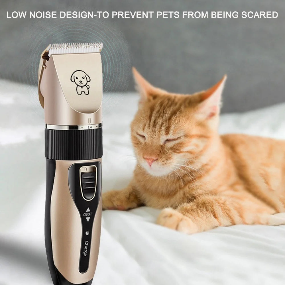 Pet Grooming Hair Clipper USB Rechargeable Shavers Hair Cutter Dog Cat Rabbit Hair Trimmer Cutter Baby Hair Clipper - Style B - 7
