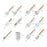 11PCS Silicone Cooking Utensil Set Non-stick Kitchen Utensils with Wooden Handle - 4
