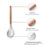 11PCS Silicone Cooking Utensil Set Non-stick Kitchen Utensils with Wooden Handle - 6