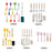 11PCS Silicone Cooking Utensil Set Non-stick Kitchen Utensils with Wooden Handle - 7