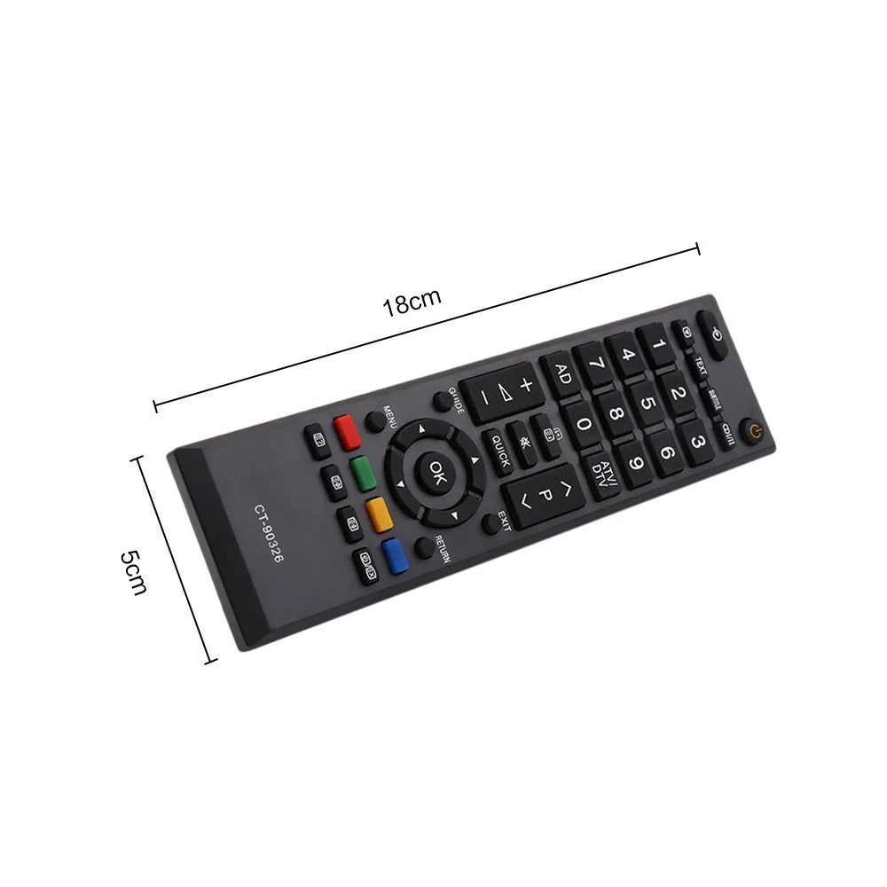 New Replacement Remote Control CT-90326 For TOSHIBA 3D SMART LED LCD TV 42RV635DB 40LV665DB 42AV635DB CT-90326 - 5