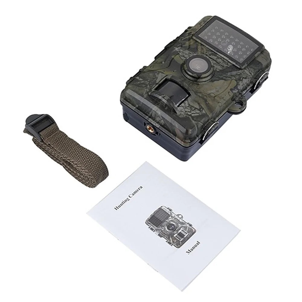 12MP 1080P Wildlife Hunting Trail and Game Camera with TF Card Motion Activated Security Camera IP66 Waterproof Outdoor Infrared Night Vision Hunting Scouting Camera - 32G TF Card - 3