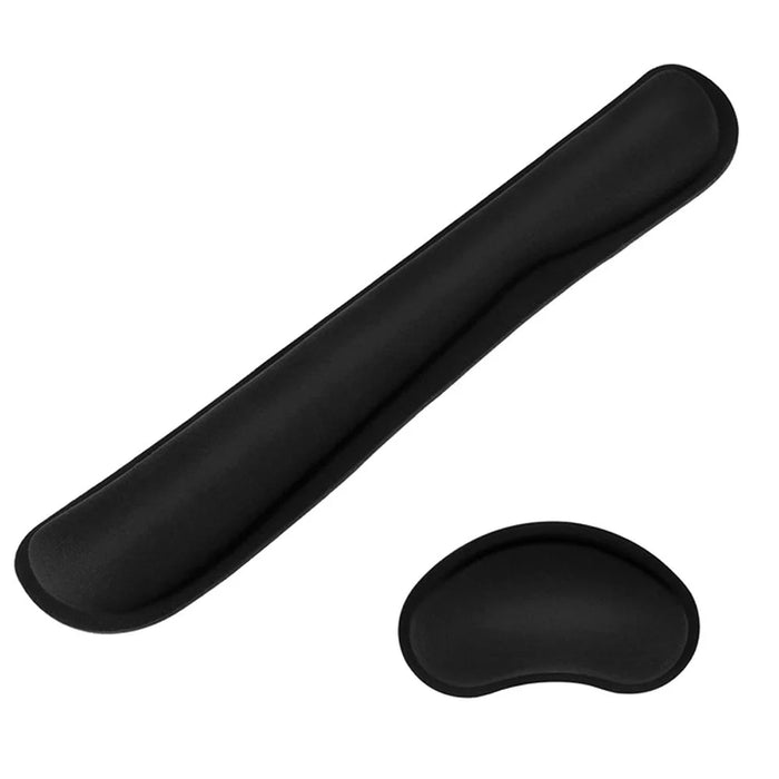 Wrist Rest Mouse Pad Keyboard Wrist Support Set Memory Foam Ergonomic Non-slip Office Gaming Mouse Support - 1