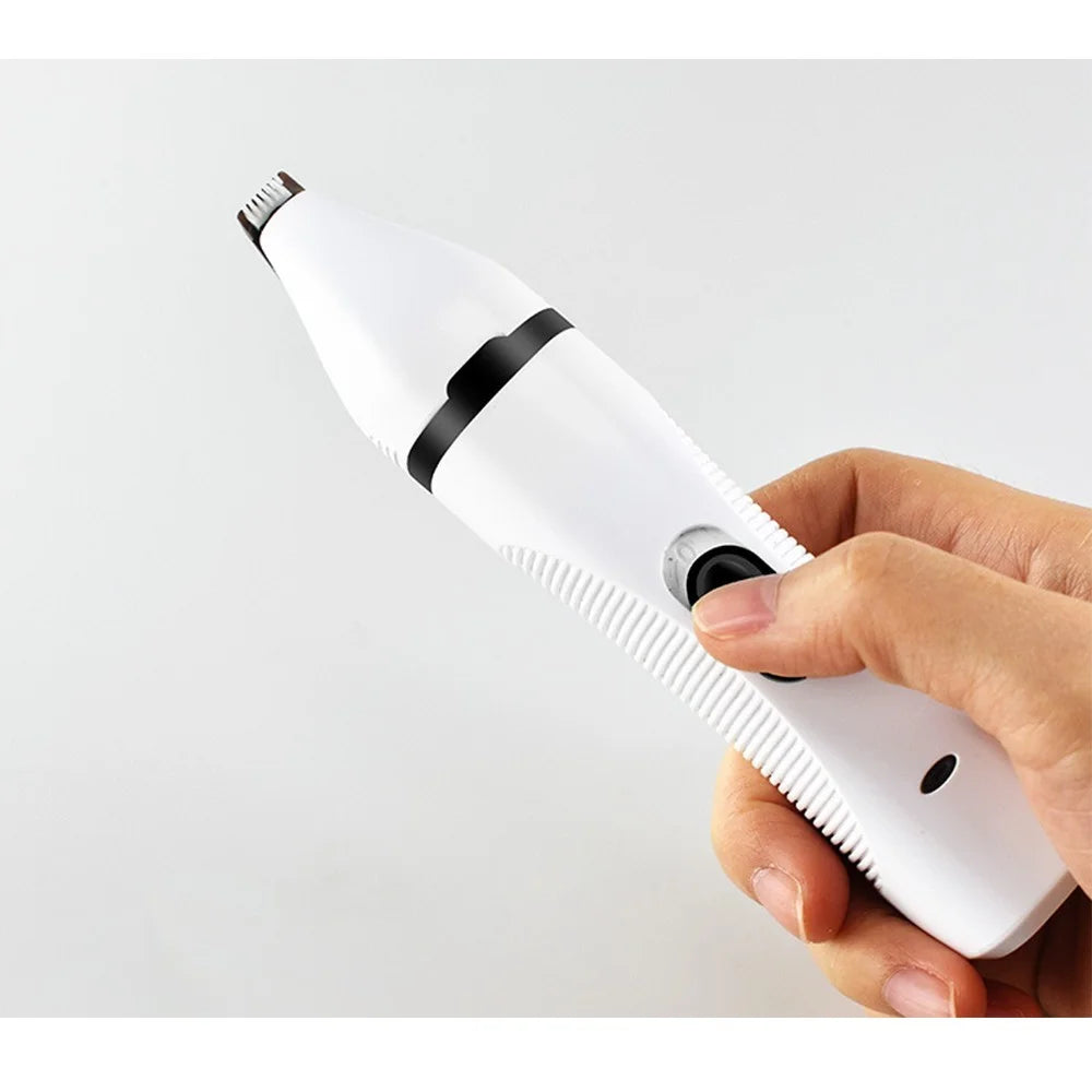 Pet Nail Grinder Multi-Functional Dog Cat Hair Trimmer 3 in 1 Electric USB Rechargeable Low Noise Grooming & Smoothing Tool - 5