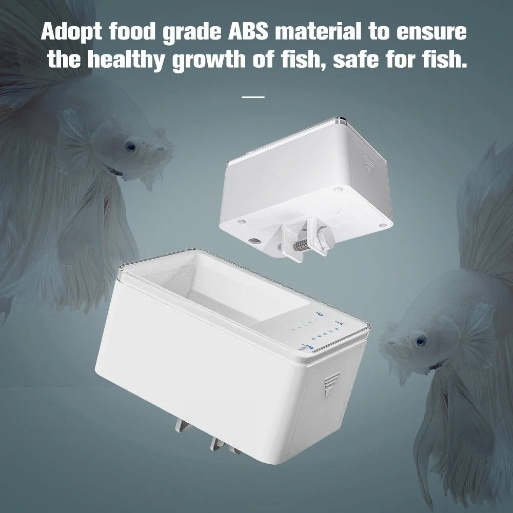 Automatic Fish Feeder Smart Digital Fish Food Dispenser Timer Fish Feeder 70ml Battery Operated Auto Feeding for Fish Tanks and Aquariums - 3
