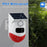 Solar Powered Wireless 433MHz Infrared Motion Sensor Detector Strobe Siren 120dB Alarm Waterproof PIR Sensor - Without Remote Control - 2