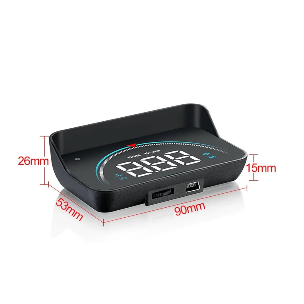 Intelligent Heads Up Display High Definition Refitted Speedometer [CE/RoSH Certified] for Automobile Vehicle Heads Up Display Car Digital Speedometer - 6