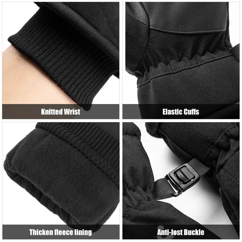 One Pair Warm Winter Gloves Snow Gloves for Men & Women - Size: L - 2