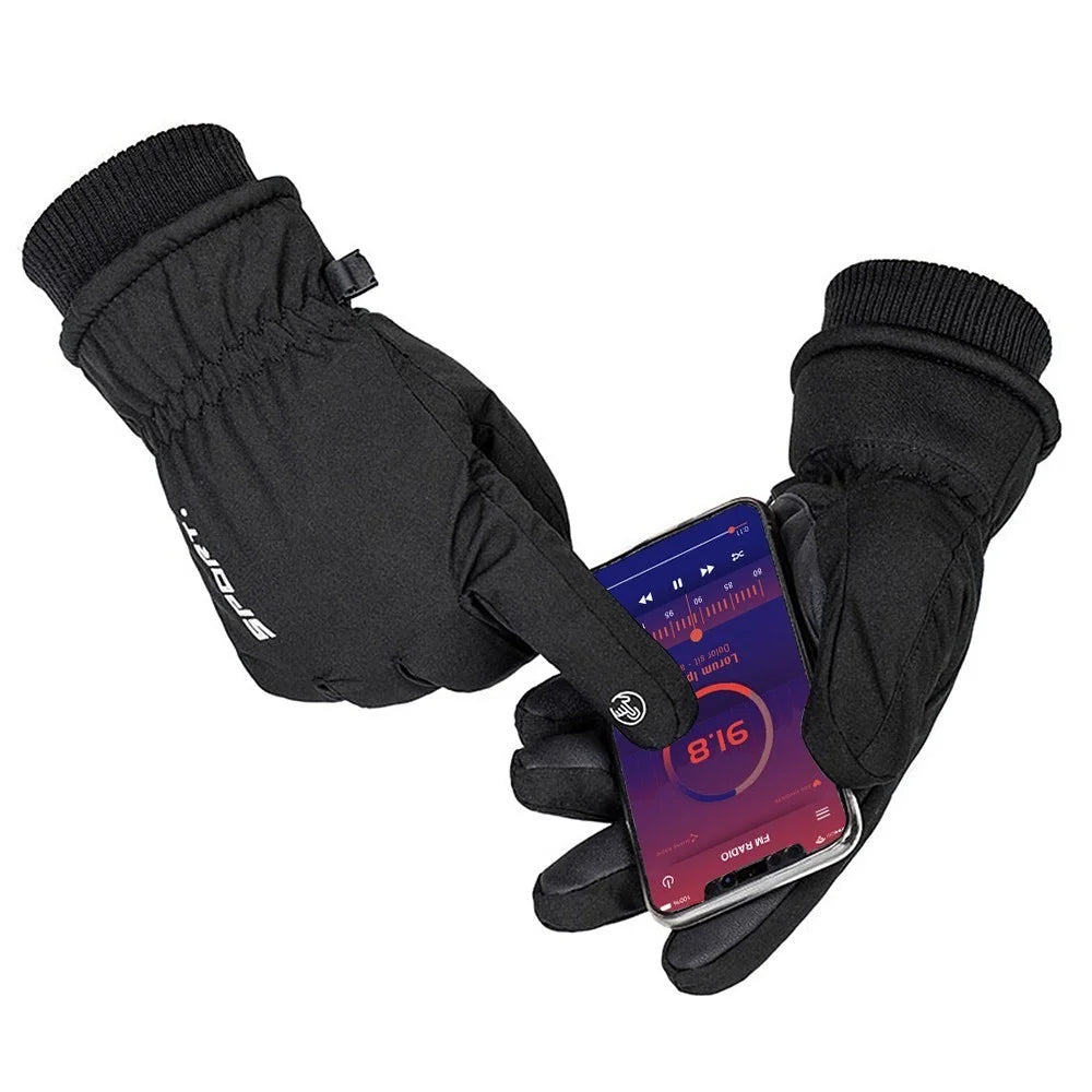 One Pair Warm Winter Gloves Snow Gloves for Men & Women - Size: L - 4