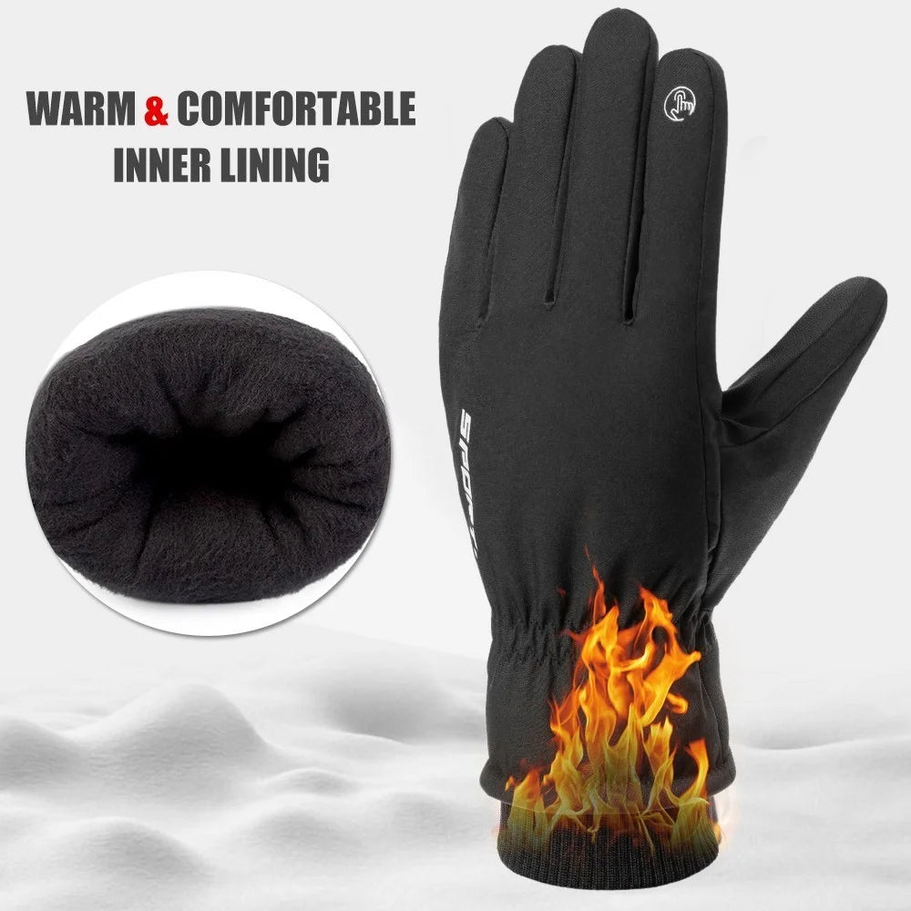 One Pair Warm Winter Gloves Snow Gloves for Men & Women - Size: L - 5