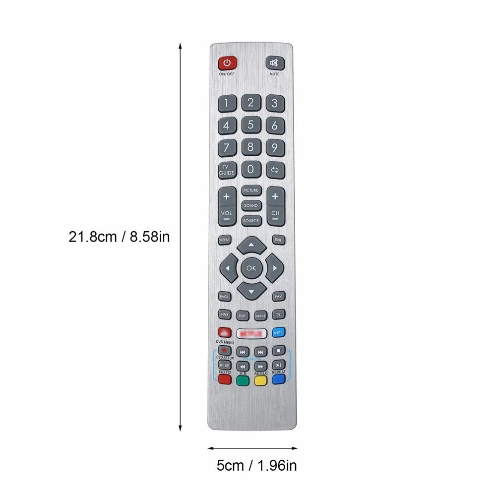 TV Remote Control Replacement for Sharp Aquos Remote Controller Smart Replacement Portable Size Easy to Grab with 3D Button Fernbedienung - 3