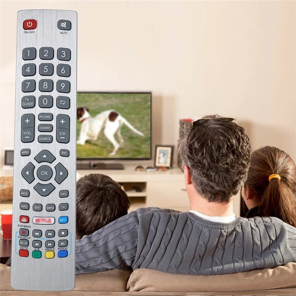 TV Remote Control Replacement for Sharp Aquos Remote Controller Smart Replacement Portable Size Easy to Grab with 3D Button Fernbedienung - 4