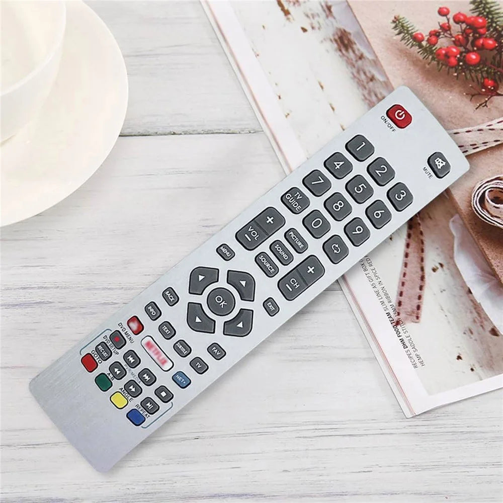 TV Remote Control Replacement for Sharp Aquos Remote Controller Smart Replacement Portable Size Easy to Grab with 3D Button Fernbedienung - 7