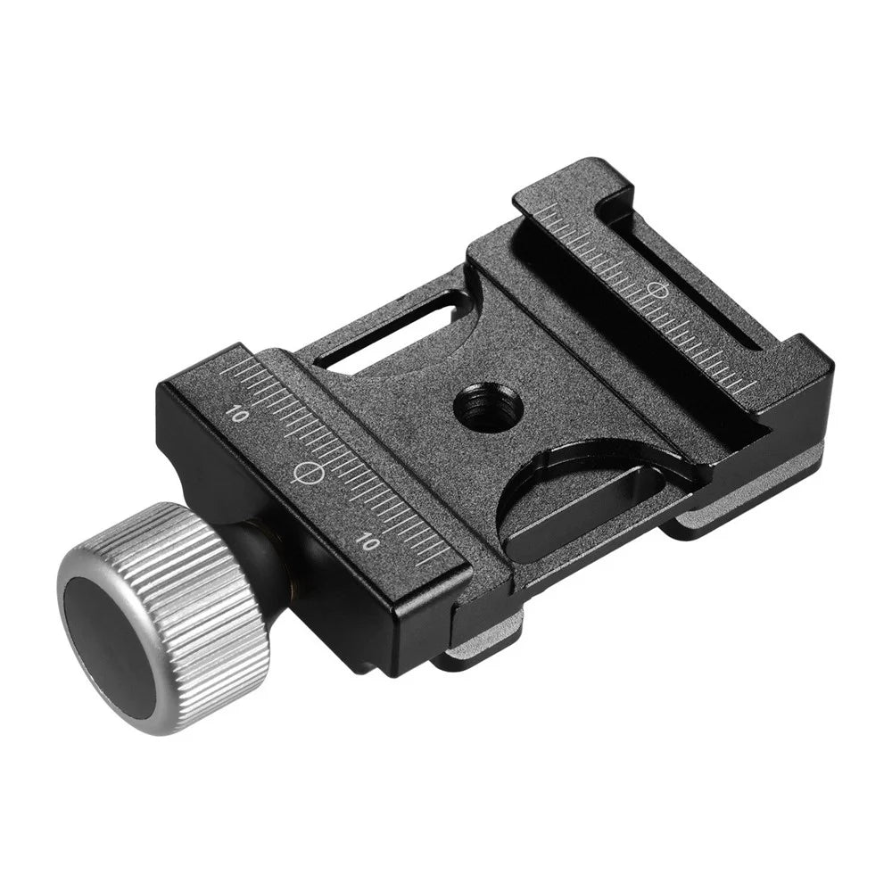 Quick Release Clamp 38mm Aluminum Screw Knob Clamp Compatible with Arca-Swiss QR Plate - 1