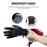 KYNCILOR For Outdoor Exercise Work Winter Warm Gloves Fleece Windproof Waterproof Gloves - Black/L - 2